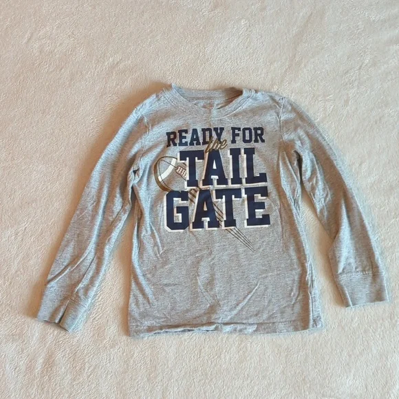 Carter's & Oshkosh Boys Size 5 Long Sleeve Shirt Bundle - Picture 4 of 5